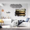 Horse Wall Sticker - Self Adhesive Wall Decal, Animal Wall Decal, Bedroom Wall Sticker, Removable Vinyl, Wall Decoration