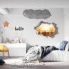 Mountain Wall Decor - Peel and Stick Wall Decal, Vinyl Print ,Nature Wall Decal, Wall Decor for Bedroom, Easy To apply, Wall Decor, Living Room Wall Sticker