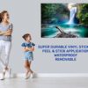 Waterfall Wall Decal - Peel and Stick Wall Decal, Landscape Wall Sticker, Vinyl Wall Decal, Wall Decor for Bedroom, Easy To apply, Wall Decor, Living Room Wall Sticker