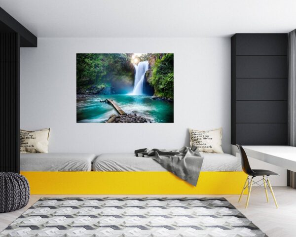 Waterfall Wall Decal - Peel and Stick Wall Decal, Landscape Wall Sticker, Vinyl Wall Decal, Wall Decor for Bedroom, Easy To apply, Wall Decor, Living Room Wall Sticker