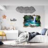 Waterfall Wall Decal - Peel and Stick Wall Decal, Landscape Wall Sticker, Vinyl Wall Decal, Wall Decor for Bedroom, Easy To apply, Wall Decor, Living Room Wall Sticker