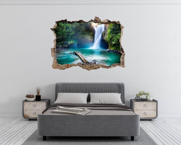 Waterfall Wall Decal - Peel and Stick Wall Decal, Landscape Wall Sticker, Vinyl Wall Decal, Wall Decor for Bedroom, Easy To apply, Wall Decor, Living Room Wall Sticker