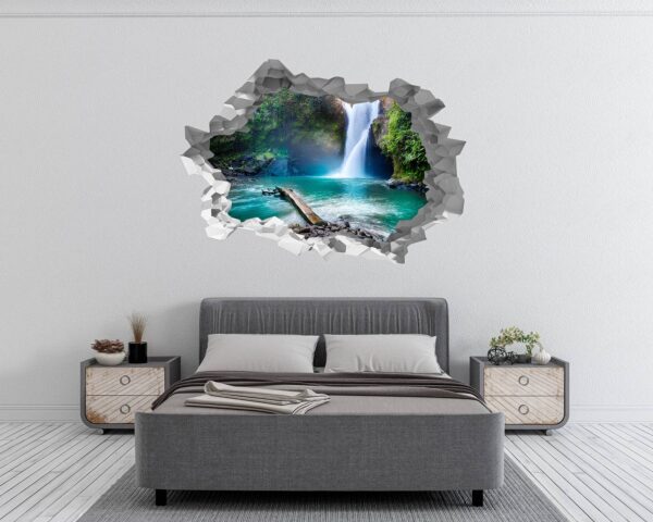 Waterfall Wall Decal - Peel and Stick Wall Decal, Landscape Wall Sticker, Vinyl Wall Decal, Wall Decor for Bedroom, Easy To apply, Wall Decor, Living Room Wall Sticker