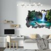 Waterfall Wall Decal - Peel and Stick Wall Decal, Landscape Wall Sticker, Vinyl Wall Decal, Wall Decor for Bedroom, Easy To apply, Wall Decor, Living Room Wall Sticker