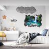 Waterfall Wall Decal - Peel and Stick Wall Decal, Landscape Wall Sticker, Vinyl Wall Decal, Wall Decor for Bedroom, Easy To apply, Wall Decor, Living Room Wall Sticker