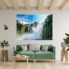 Waterfall Wall Sticker - Peel and Stick Wall Decal, Landscape Wall Sticker, Vinyl Wall Decal, Wall Decor for Bedroom, Easy To apply, Wall Decor, Living Room Wall Sticker