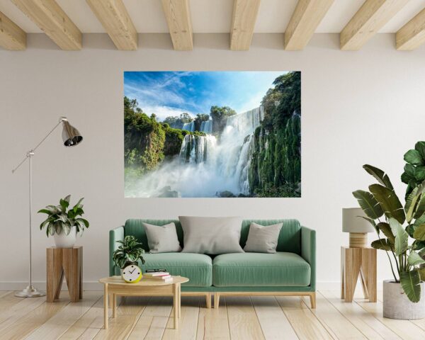 Waterfall Wall Sticker - Peel and Stick Wall Decal, Landscape Wall Sticker, Vinyl Wall Decal, Wall Decor for Bedroom, Easy To apply, Wall Decor, Living Room Wall Sticker