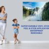 Waterfall Wall Sticker - Peel and Stick Wall Decal, Landscape Wall Sticker, Vinyl Wall Decal, Wall Decor for Bedroom, Easy To apply, Wall Decor, Living Room Wall Sticker