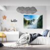 Waterfall Wall Sticker - Peel and Stick Wall Decal, Landscape Wall Sticker, Vinyl Wall Decal, Wall Decor for Bedroom, Easy To apply, Wall Decor, Living Room Wall Sticker