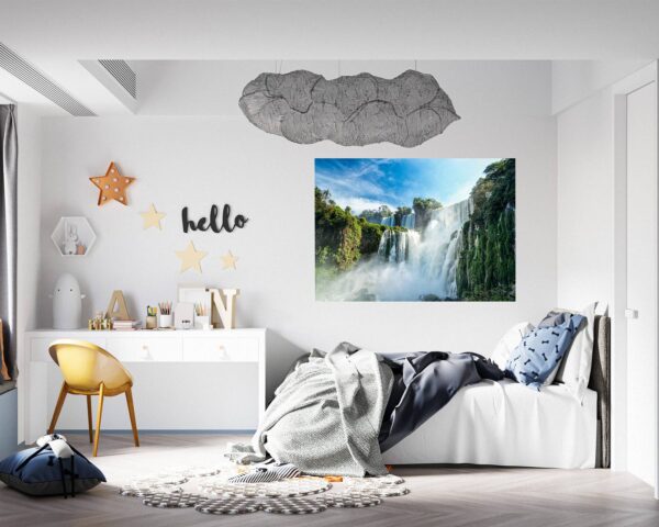 Waterfall Wall Sticker - Peel and Stick Wall Decal, Landscape Wall Sticker, Vinyl Wall Decal, Wall Decor for Bedroom, Easy To apply, Wall Decor, Living Room Wall Sticker