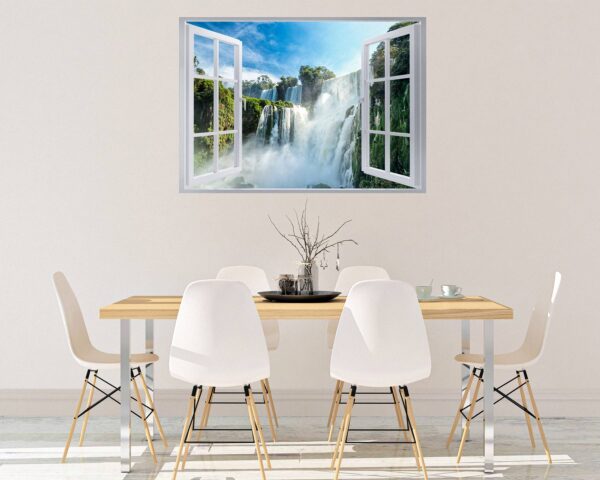 Waterfall Wall Sticker - Peel and Stick Wall Decal, Landscape Wall Sticker, Vinyl Wall Decal, Wall Decor for Bedroom, Easy To apply, Wall Decor, Living Room Wall Sticker