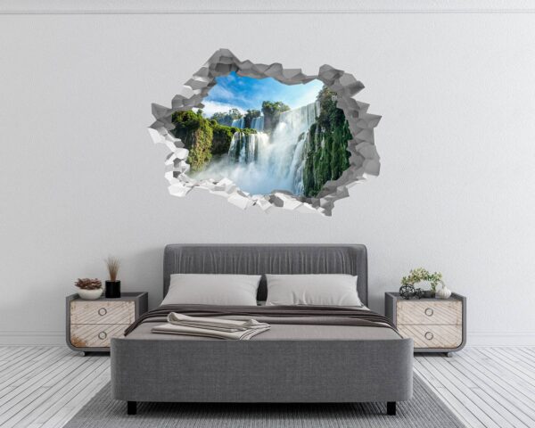 Waterfall Wall Sticker - Peel and Stick Wall Decal, Landscape Wall Sticker, Vinyl Wall Decal, Wall Decor for Bedroom, Easy To apply, Wall Decor, Living Room Wall Sticker