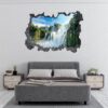 Waterfall Wall Sticker - Peel and Stick Wall Decal, Landscape Wall Sticker, Vinyl Wall Decal, Wall Decor for Bedroom, Easy To apply, Wall Decor, Living Room Wall Sticker