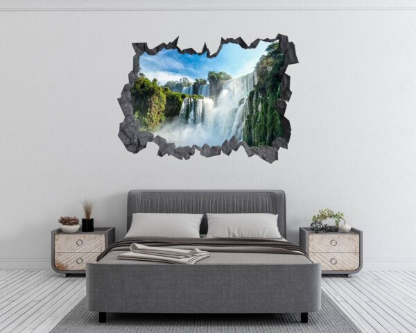 Waterfall Wall Sticker - Peel and Stick Wall Decal, Landscape Wall Sticker, Vinyl Wall Decal, Wall Decor for Bedroom, Easy To apply, Wall Decor, Living Room Wall Sticker