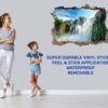 Waterfall Wall Sticker - Peel and Stick Wall Decal, Landscape Wall Sticker, Vinyl Wall Decal, Wall Decor for Bedroom, Easy To apply, Wall Decor, Living Room Wall Sticker