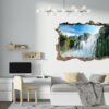 Waterfall Wall Sticker - Peel and Stick Wall Decal, Landscape Wall Sticker, Vinyl Wall Decal, Wall Decor for Bedroom, Easy To apply, Wall Decor, Living Room Wall Sticker