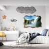 Waterfall Wall Sticker - Peel and Stick Wall Decal, Landscape Wall Sticker, Vinyl Wall Decal, Wall Decor for Bedroom, Easy To apply, Wall Decor, Living Room Wall Sticker