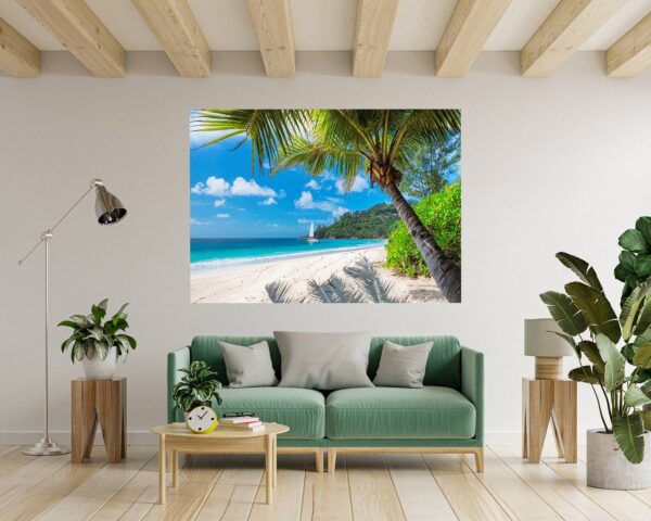 Wall Sticker Beach - Peel and Stick Wall Decal, Vinyl Wall Decal ,Nature Wall Sticker, Wall Decor for Bedroom, Easy To apply, Wall Decor, Living Room Wall Sticke