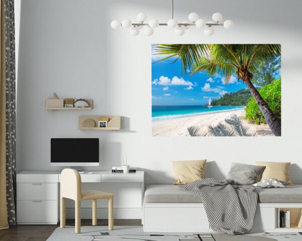 Wall Sticker Beach - Peel and Stick Wall Decal, Vinyl Wall Decal ,Nature Wall Sticker, Wall Decor for Bedroom, Easy To apply, Wall Decor, Living Room Wall Sticke