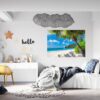 Wall Sticker Beach - Peel and Stick Wall Decal, Vinyl Wall Decal ,Nature Wall Sticker, Wall Decor for Bedroom, Easy To apply, Wall Decor, Living Room Wall Sticke