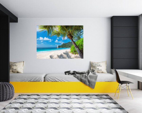 Wall Sticker Beach - Peel and Stick Wall Decal, Vinyl Wall Decal ,Nature Wall Sticker, Wall Decor for Bedroom, Easy To apply, Wall Decor, Living Room Wall Sticke