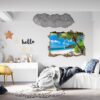 Wall Sticker Beach - Peel and Stick Wall Decal, Vinyl Wall Decal ,Nature Wall Sticker, Wall Decor for Bedroom, Easy To apply, Wall Decor, Living Room Wall Sticke