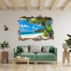 Wall Sticker Beach - Peel and Stick Wall Decal, Vinyl Wall Decal ,Nature Wall Sticker, Wall Decor for Bedroom, Easy To apply, Wall Decor, Living Room Wall Sticke