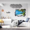 Wall Sticker Beach - Peel and Stick Wall Decal, Vinyl Wall Decal ,Nature Wall Sticker, Wall Decor for Bedroom, Easy To apply, Wall Decor, Living Room Wall Sticke