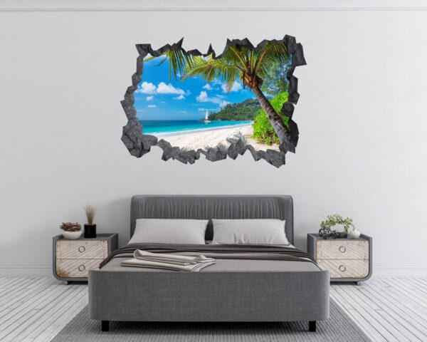 Wall Sticker Beach - Peel and Stick Wall Decal, Vinyl Wall Decal ,Nature Wall Sticker, Wall Decor for Bedroom, Easy To apply, Wall Decor, Living Room Wall Sticke