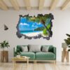 Wall Sticker Beach - Peel and Stick Wall Decal, Vinyl Wall Decal ,Nature Wall Sticker, Wall Decor for Bedroom, Easy To apply, Wall Decor, Living Room Wall Sticke