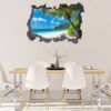 Wall Sticker Beach - Peel and Stick Wall Decal, Vinyl Wall Decal ,Nature Wall Sticker, Wall Decor for Bedroom, Easy To apply, Wall Decor, Living Room Wall Sticke