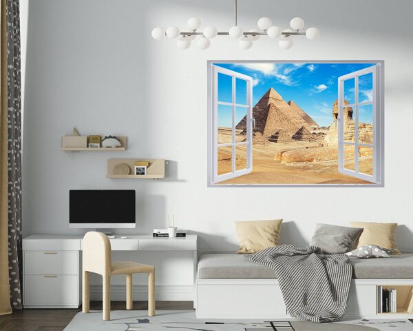 Egypt Wall Art - Peel and Stick Wall Decal, Vinyl Wall Decal ,Nature Wall Sticker, Wall Decor for Bedroom, Easy To apply, Wall Decor, Living Room Wall Sticker