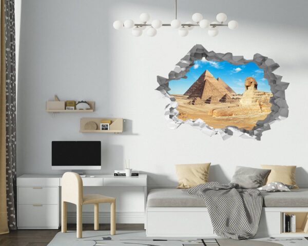 Egypt Wall Art - Peel and Stick Wall Decal, Vinyl Wall Decal ,Nature Wall Sticker, Wall Decor for Bedroom, Easy To apply, Wall Decor, Living Room Wall Sticker