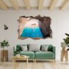 Wall Sticker Beach - Peel and Stick Wall Decal, Vinyl Wall Decal ,Nature Wall Sticker, Wall Decor for Bedroom, Easy To apply, Wall Decor, Living Room Wall Sticke