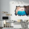 Wall Sticker Beach - Peel and Stick Wall Decal, Vinyl Wall Decal ,Nature Wall Sticker, Wall Decor for Bedroom, Easy To apply, Wall Decor, Living Room Wall Sticke