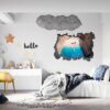 Wall Sticker Beach - Peel and Stick Wall Decal, Vinyl Wall Decal ,Nature Wall Sticker, Wall Decor for Bedroom, Easy To apply, Wall Decor, Living Room Wall Sticke