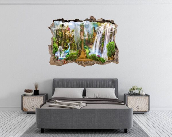 Waterfall Wall Decor - Peel and Stick Wall Decal, Landscape Wall Sticker, Vinyl Wall Decal, Wall Decor for Bedroom, Easy To apply, Wall Decor, Living Room Wall Sticker