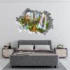 Waterfall Wall Decor - Peel and Stick Wall Decal, Landscape Wall Sticker, Vinyl Wall Decal, Wall Decor for Bedroom, Easy To apply, Wall Decor, Living Room Wall Sticker