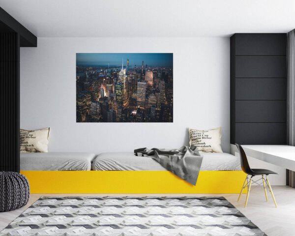 New York Wall Mural - Self Adhesive Wall Sticker, City Landscape Art, Wall Decoration, Removable Vinyl, Easy To Install