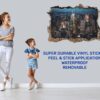 New York Wall Mural - Self Adhesive Wall Sticker, City Landscape Art, Wall Decoration, Removable Vinyl, Easy To Install