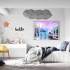 Fantasy Waterfall - Fantasy Wall Art, Removable Wall Sticker, Wall Vinyl Sticker, Peel and Stick Wall Decal, Wall Sticker Print, Wall Sticker for Bedroom