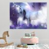 Unicorn Wall Décor - Nursery Wall Décor, Kids Room Décor, Self Adhesive Wall Sticker, Wall Décor Art, Nursery Wall Art