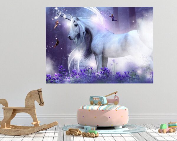 Unicorn Wall Décor - Nursery Wall Décor, Kids Room Décor, Self Adhesive Wall Sticker, Wall Décor Art, Nursery Wall Art