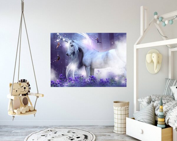 Unicorn Wall Décor - Nursery Wall Décor, Kids Room Décor, Self Adhesive Wall Sticker, Wall Décor Art, Nursery Wall Art