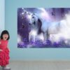 Unicorn Wall Décor - Nursery Wall Décor, Kids Room Décor, Self Adhesive Wall Sticker, Wall Décor Art, Nursery Wall Art