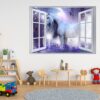 Unicorn Wall Décor - Nursery Wall Décor, Kids Room Décor, Self Adhesive Wall Sticker, Wall Décor Art, Nursery Wall Art