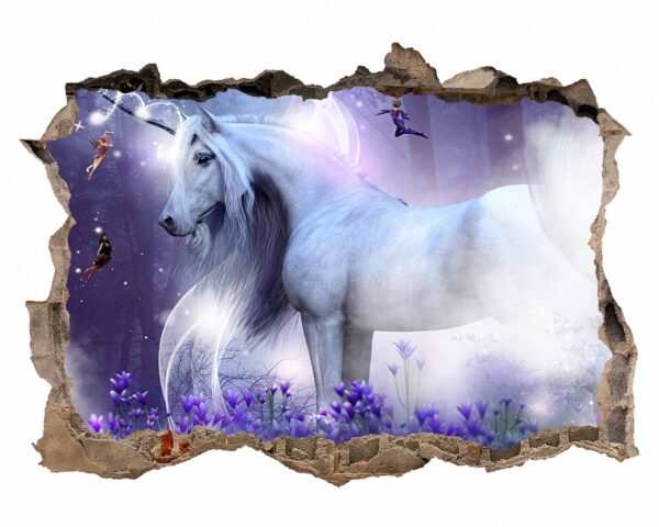 Unicorn Wall Décor - Nursery Wall Décor, Kids Room Décor, Self Adhesive Wall Sticker, Wall Décor Art, Nursery Wall Art