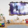 Unicorn Wall Décor - Nursery Wall Décor, Kids Room Décor, Self Adhesive Wall Sticker, Wall Décor Art, Nursery Wall Art