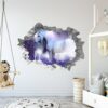 Unicorn Wall Décor - Nursery Wall Décor, Kids Room Décor, Self Adhesive Wall Sticker, Wall Décor Art, Nursery Wall Art