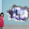 Unicorn Wall Décor - Nursery Wall Décor, Kids Room Décor, Self Adhesive Wall Sticker, Wall Décor Art, Nursery Wall Art